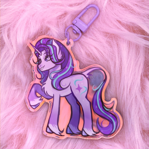 My Little Pony Keychains - Trixie, Sunset Shimmer, Starlight Glimmer