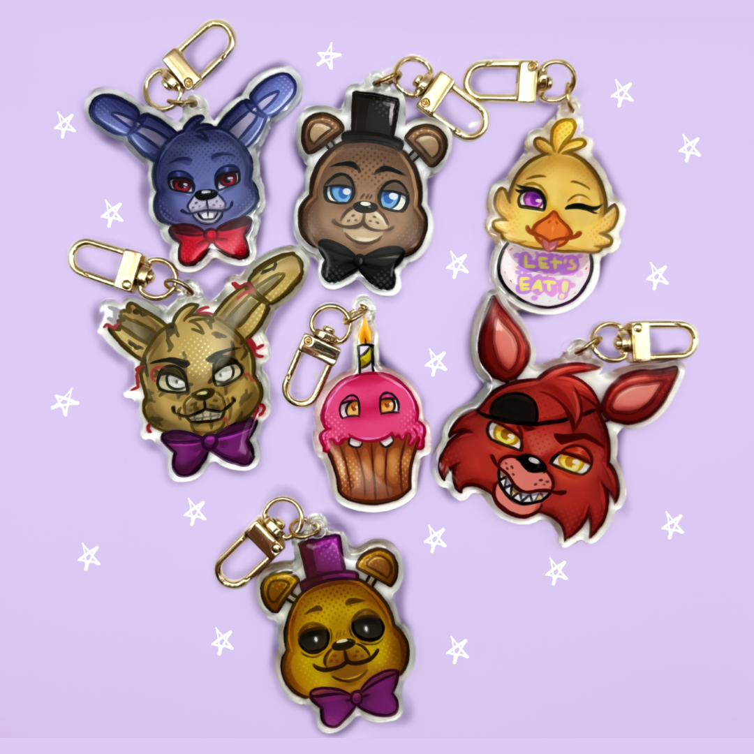Five Nights at Freddy's Keychains – Izzyxrts