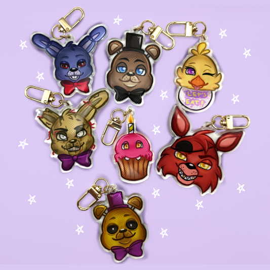 Five Nights at Freddy's Keychains