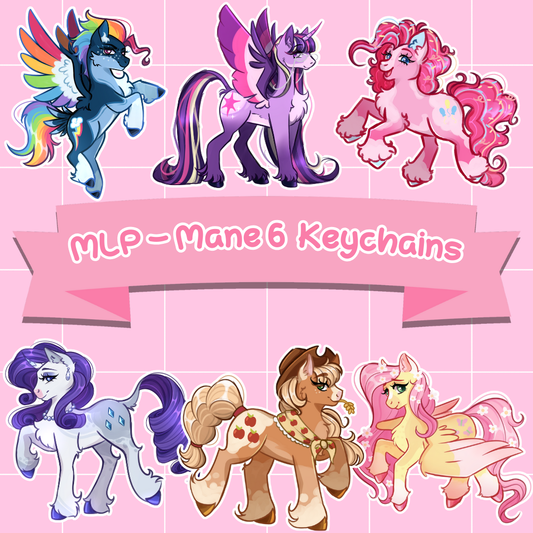 MLP Keychains | Mane 6