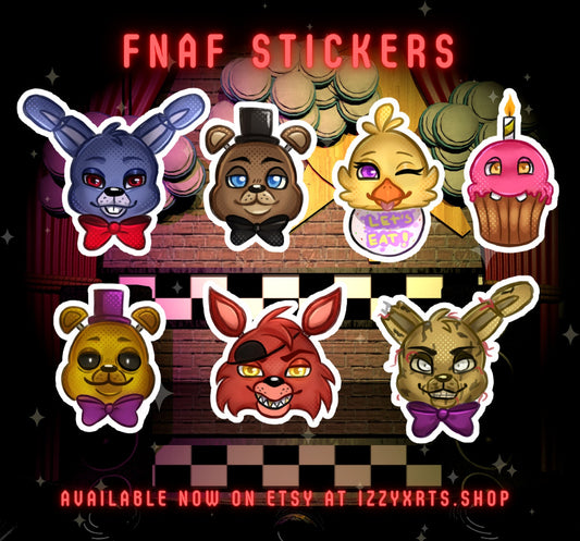 Five Nights at Freddy's Stickers